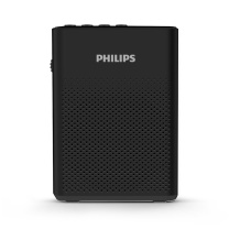 飞利浦 PHILIPS 便携式扩音器 SBM200 小蜜蜂插卡音箱 (黑色)