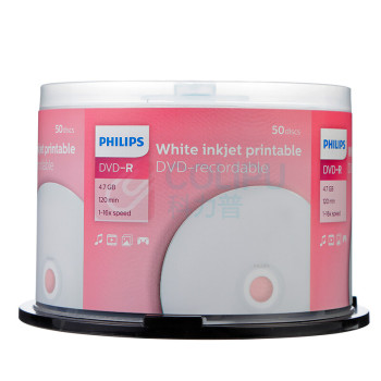 飞利浦 PHILIPS 16倍 4.7GB 50片 DVD-R 