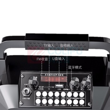 纽曼 Newmine 无线蓝牙音箱 K99 户外大音量广场舞音响小型家用收音机手提便携式带麦克风地摊摆摊喇叭单麦版