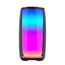 纽曼 Newmine 无线蓝牙音箱 BS02 蓝牙5.0 电池供电 电脑音响便携式户外家用桌面迷你重低音炮全屏炫彩发光智能小音响微信收款音乐播放器