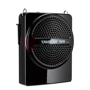 得胜 TAKSTAR 便携小蜜蜂扩音器 E126 (典雅黑) 有线教师专用教学导游喇叭小巧上课用音箱