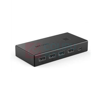 迈拓维矩 MTVIKI 自动热键2口VAG KVM切换器 黑金MT-KV2L  含KVM吊头线2根、线控1个