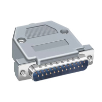 誉陆 DB头 DB25 25pin 公端 M0000 YL2511M 空心针公头  带塑胶壳