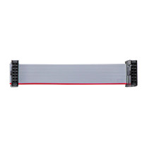 金悦 屏连接线 60P(2*30P) 100mm IDC2.54 LED扁平灰色排线JTAG下载线 