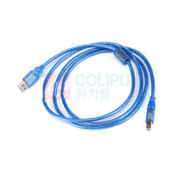 麦锐欧 USB2.0打印线 方口接头高速打印机链接线 3米 (蓝色)