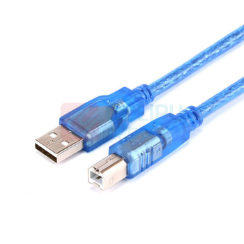 麦锐欧 USB2.0打印线 方口接头高速打印机链接线 3米 (蓝色)