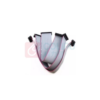 全鑫 FC双头连接灰排线 FC1.27-20P 20P FC1.27mm 双头同向 10cm长