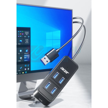 宏基 USB3.0分线器扩展坞 四口1.5米 (黑)
