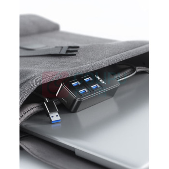 宏基 USB3.0分线器扩展坞 四口1.5米 (黑)