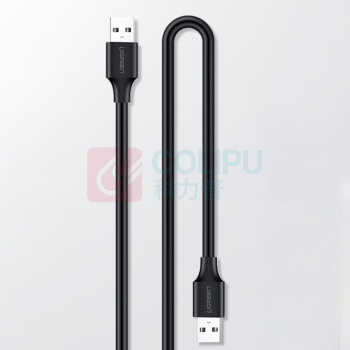 绿联 UGREEN USB2.0公对公线 10307 US102 0.25米