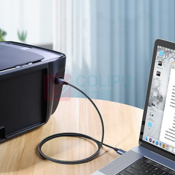 绿联 UGREEN 打印机连接线 USB2.0AM/BM方口 80803 US369 2米