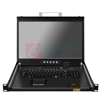 麦森特 MAXCENT KVM切换器 CL-1708D 分辨率:1920x1080:输入:VGAx8路 17.3英寸显示屏 兼容各类计算机平台