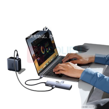 绿联 UGREEN 集线器 CM512-45000 4K60Hz拓展坞