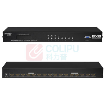 迈拓维矩 MTVIKI HDMI矩阵切换器 MT-HD8X8 8进8出