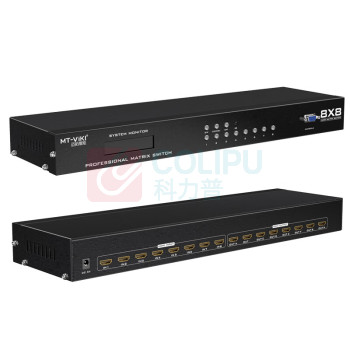 迈拓维矩 MTVIKI HDMI矩阵切换器 MT-HD8X8 8进8出