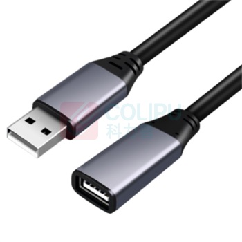 也仁 USB2.0延长线 YRU2-150 50米【带芯片】 USB2.0 公对母 内置信号放大器芯片