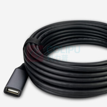 也仁 USB2.0延长线 YRU2-150 50米【带芯片】 USB2.0 公对母 内置信号放大器芯片