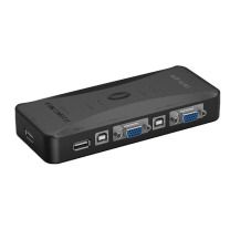 迈拓维矩 MTVIKI 4口KVM切换器 USB2.0共享器电脑鼠标键盘显示器共用 MT-401UK-CH 4进1出