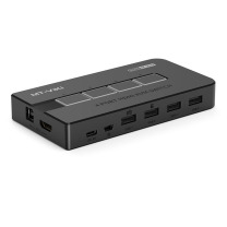 迈拓维矩 MTVIKI kvm切换器4口hdmi屏幕键盘鼠标共享器 MT-KH4L 4进1出