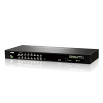宏正 ATEN KVM切换器16口 USB多电脑共享vga切换器 CS1316 16进1出