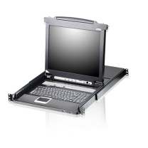宏正 ATEN 8端口LCD PS/2-USB KVM多电脑切换器 CL5708M-