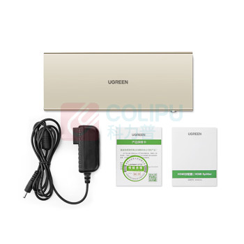 绿联 UGREEN HDMI视频信号分配器 40277 一进四出 支持4K高清分辨率3840×2160