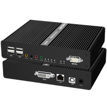 麦森特 MAXCENT KVM延长器 SKD-5150 材质:铝 规格:175×138×37mm 颜色:黑色