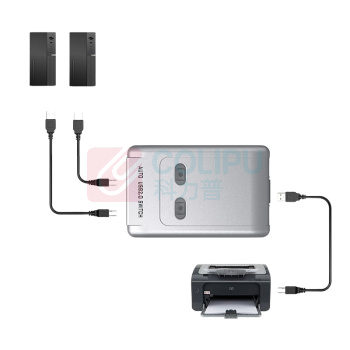 迈拓维矩 MTVIKI 打印机共享器 MT-SW221-CH 规格:70×46×21mm 颜色:黑色