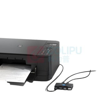 迈拓维矩 MTVIKI 打印机共享器 MT-SW224 材质:ABS 规格:93.5×52.8×18.4mm 颜色:黑色