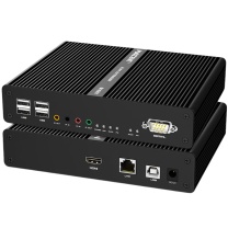 麦森特 MAXCENT KVM延长器 SKH-5150 规格:175×138×37mm 颜色:黑色