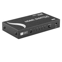 迈拓维矩 MTVIKI HDMI切换器 MT-SW501-MH 材质:金属 规格:142.7×78.4×24.5mm 颜色:黑色