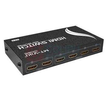 迈拓维矩 MTVIKI HDMI切换器 MT-HD2-4 材质:金属 规格:142×78×24mm 颜色:黑色