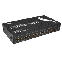 迈拓维矩 MTVIKI HDMI切换器 MT-HD2-4 材质:金属 规格:142×78×24mm 颜色:黑色