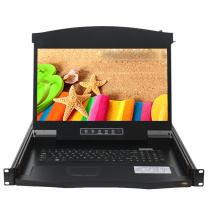 麦森特 MAXCENT 机架式KVM AE-1708K 规格:600×485×44mm 颜色:黑色