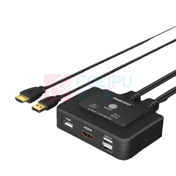 麦森特 MAXCENT KVM切换器 AE-102H 几进几出:2进1出 分辨率:4K/60Hz 连接线:HDMI;USB