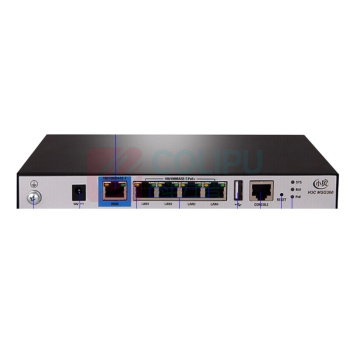 华三 无线控制器 MSG360-4-PWR (黑色) 接口类型:4×GE(PoE+)1×GE 规格:220×145×27mm