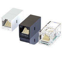 CNCOB 网线转接头 CN-ZT2002/B-6 (黑色) 接口类型:RJ45 规格:31.6×16.1×14.5mm