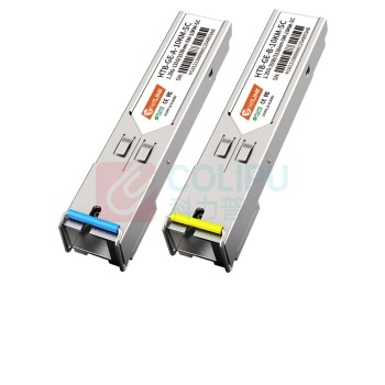 netLINK 光模块 HTB-GE-AB-10KM-SC (银色) 接口类型:SC 规格:57×13.5×9mm