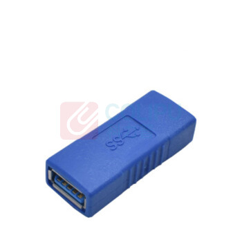 尽能 USB转接头 JN-AM065 3.0母对母直通头数据转换头延长线接头