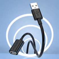 品胜 PISEN 数据连接线USB2.0延长线公对母 NJ-US02-1000 1米