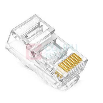 也仁 水晶头 YR-A2287 六类 镀金 6类 RJ45 工程级 8P8C 袋 网络线缆 接头