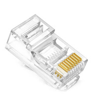 也仁 水晶头 YR-A2287 六类 镀金 6类 RJ45 工程级 8P8C 袋 网络线缆 接头