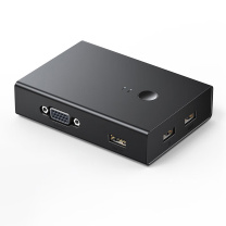 世腾 KVM切换器 QH-20 二进一出 VGA 加长 升级款 胶合箱装
