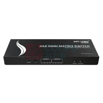 迈拓维矩 MTVIKI HDMI矩阵切换器4进2出高清4K MT-HD4X2-H