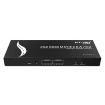 迈拓维矩 MTVIKI HDMI矩阵切换器4进2出高清4K MT-HD4X2-H