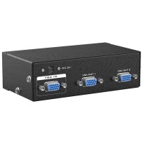 迈拓维矩 MTVIKI VGA分配器 MT-3502 一分二 1进2出 电脑笔记本机顶盒视频分屏器 多屏显示