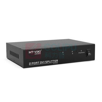 迈拓维矩 MTVIKI DVI-D视频分屏器 MT-DV2H 一分二 高清 数字 DVI一进二出 2口
