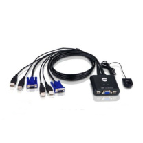 宏正 ATEN KVM切换器 CS22U 2进1出 2048×1536 USB;VGA 1个