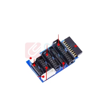 USBDM LINK仿真器适配板专用JATG转接板 JTAG-SWD转换板