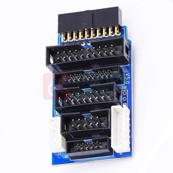 USBDM LINK仿真器适配板专用JATG转接板 JTAG-SWD转换板